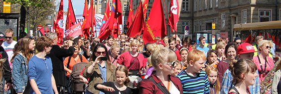 1. maj-optog i Århus